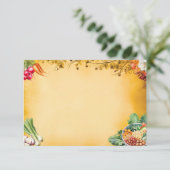 Carte de recette blanche Soup Du Jour (Debout devant)