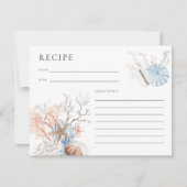 Carte de recette Boho Beach Coral Reef (Devant)