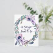 Carte de recette Boho Feather & Floral Fête des ma (Debout devant)