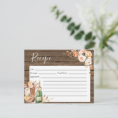 Carte de recette Boots rustiques & Fête des mariée (Debout devant)