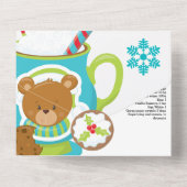 Carte de recette chocolat à base de cacao chaud à  (Verso)