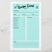 Carte de recette conviviale PCOS (Dos)