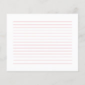 Carte de recette Coquette Cerise Crest Monogramme (Dos)