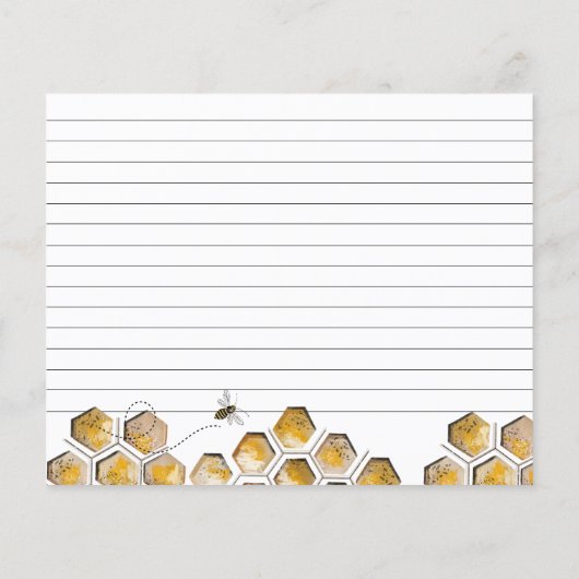 Carte de recette d'abeille et d'eucalyptus (Dos)