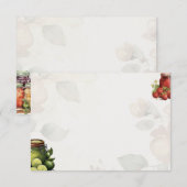 Carte de recette de base Marmalade vierge (Devant / Derrière)