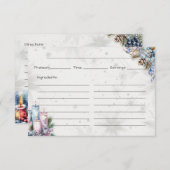 Carte de recette de base pour épices d'hiver (Devant / Derrière)