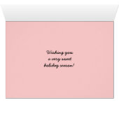 Carte de recette de biscuit de Noël (Intérieur Horizontal (Bas))