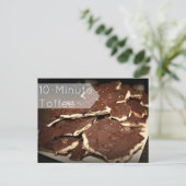 Carte de recette de café de 10 minutes (Debout devant)