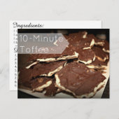 Carte de recette de café de 10 minutes (Devant / Derrière)