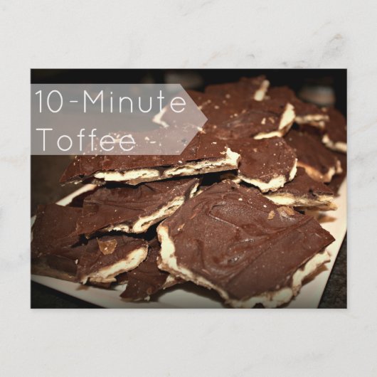 Carte de recette de café de 10 minutes (Devant)