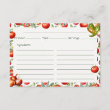 Carte de recette de Chips 'N Salsa