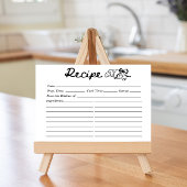 Carte de recette de crêpes aux cerises