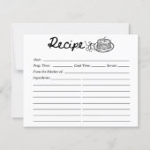 Carte de recette de crêpes aux cerises (Devant)