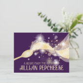 Carte de recette de cuisine à cuillère magique (Debout devant)