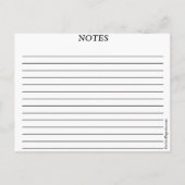 Carte de recette de dessert de Fête des mariées (Dos)