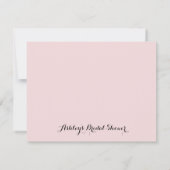 Carte de recette de douche nuptiale aux pivoines r (Dos)