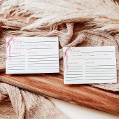 Carte de recette de Fête des mariées Bow rose