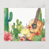 Carte de recette de Fête des mariées Cactus Fiesta (Dos)