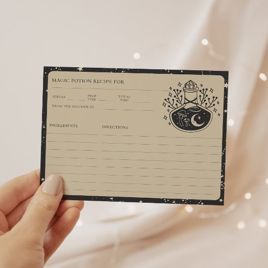 Carte de recette de Fête des mariées céleste du Ta