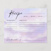 Carte de recette de Fête des mariées Cloud 9 (Devant)