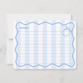 Carte de recette de Fête des mariées d'agrumes à l (Dos)