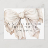 Carte de recette de Fête des mariées de boue blanc (Devant)