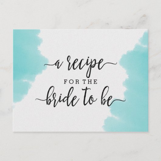 Carte de recette de Fête des mariées de brosse Aqu (Devant)