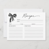 Carte de recette de Fête des mariées de cou noire (Devant)