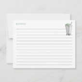 Carte de recette de Fête des mariées de course de  (Dos)