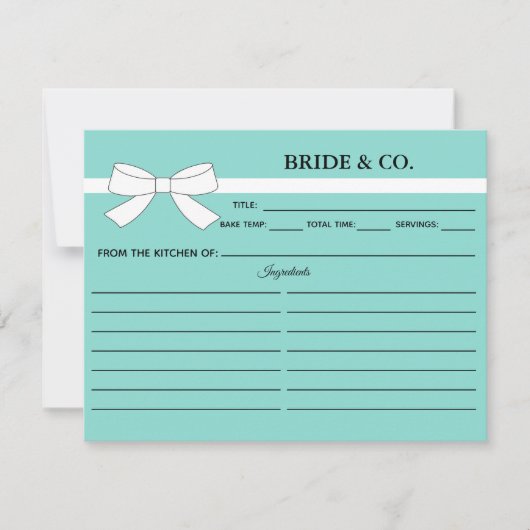 Carte de recette de Fête des mariées de cuisine Ti (Devant)