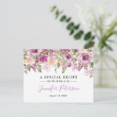 Carte de recette de Fête des mariées de fleurs d'a (Debout devant)