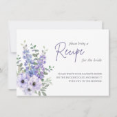 Carte de recette de Fête des mariées de fleurs pou (Devant)