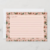 Carte de recette de Fête des mariées de fraises d' (Devant)