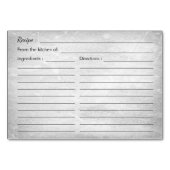 Carte de recette de Fête des mariées de lanterne b (Dos)