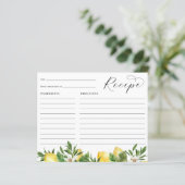 Carte de recette de Fête des mariées de légèreté p (Debout devant)