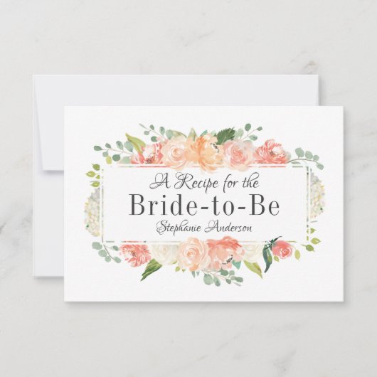 Carte de recette de Fête des mariées de Medley Flo (Devant)