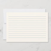 Carte de recette de Fête des mariées de plantes en (Dos)