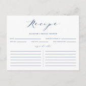 Carte de recette de Fête des mariées de script min (Devant)