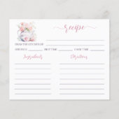 Carte de recette de Fête des mariées de thé rose p (Devant)