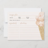 Carte de recette de Fête des mariées d'été à la cr (Devant)