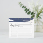 Carte de recette de Fête des mariées d'or et marin (Debout devant)