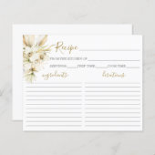 Carte de recette de Fête des mariées du désert Boh (Devant / Derrière)