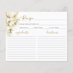 Carte de recette de Fête des mariées du désert Boh