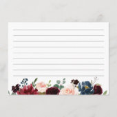 Carte de recette de Fête des mariées florale bourg (Dos)