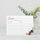 Carte de recette de Fête des mariées florale bourg (Debout devant)