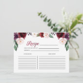 Carte de recette de Fête des mariées Florale Bourg (Debout devant)