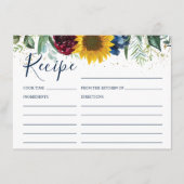 Carte de recette de Fête des mariées florale de to (Devant)