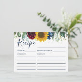 Carte de recette de Fête des mariées florale de to (Debout devant)