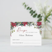 Carte de recette de Fête des mariées florale Poins (Debout devant)