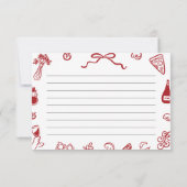 Carte de recette de Fête des mariées italienne à m (Dos)